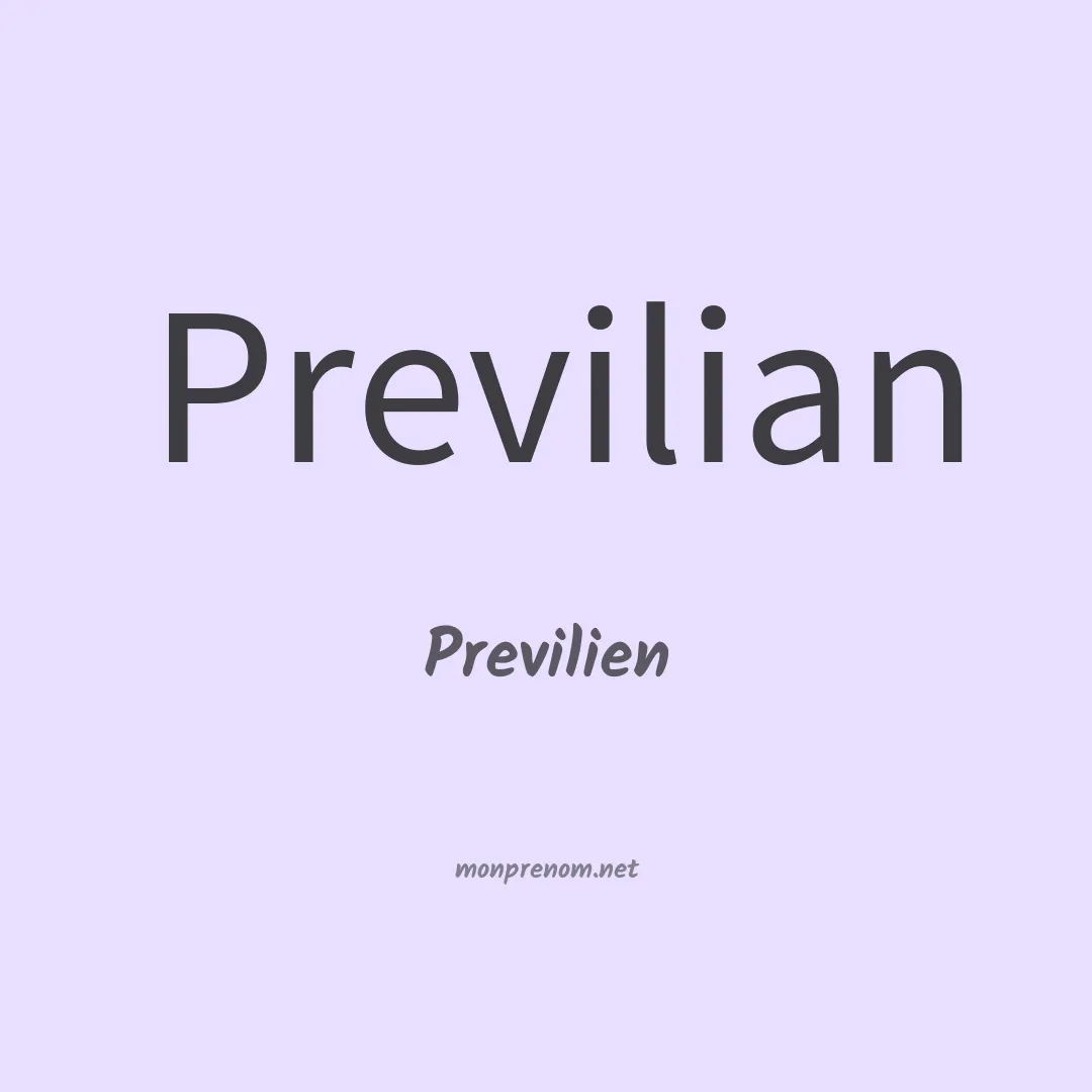 Previlien en chino