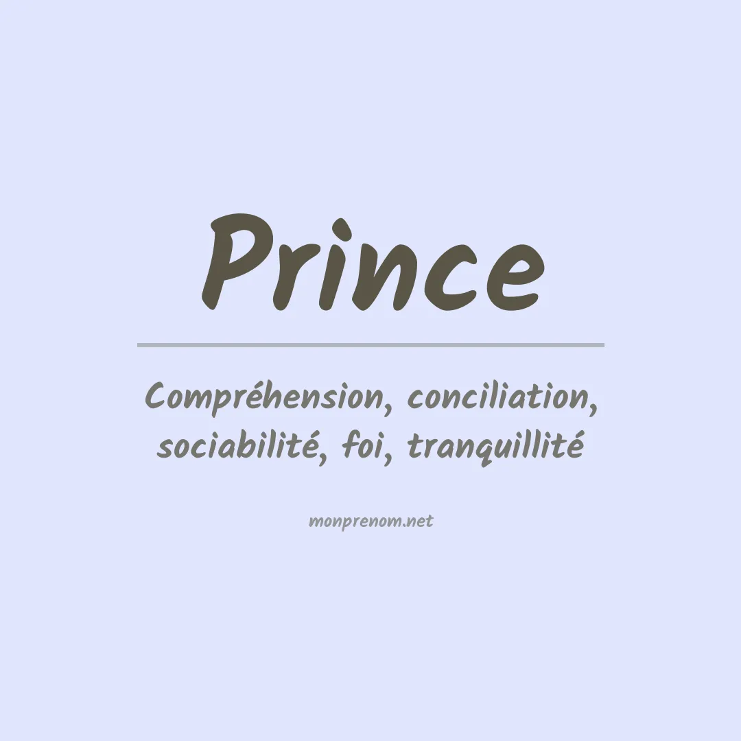Signification du Prénom Prince