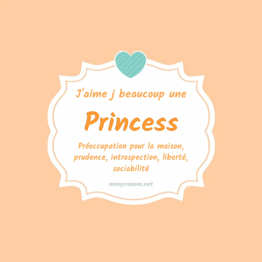 j'aime beaucoup Princess