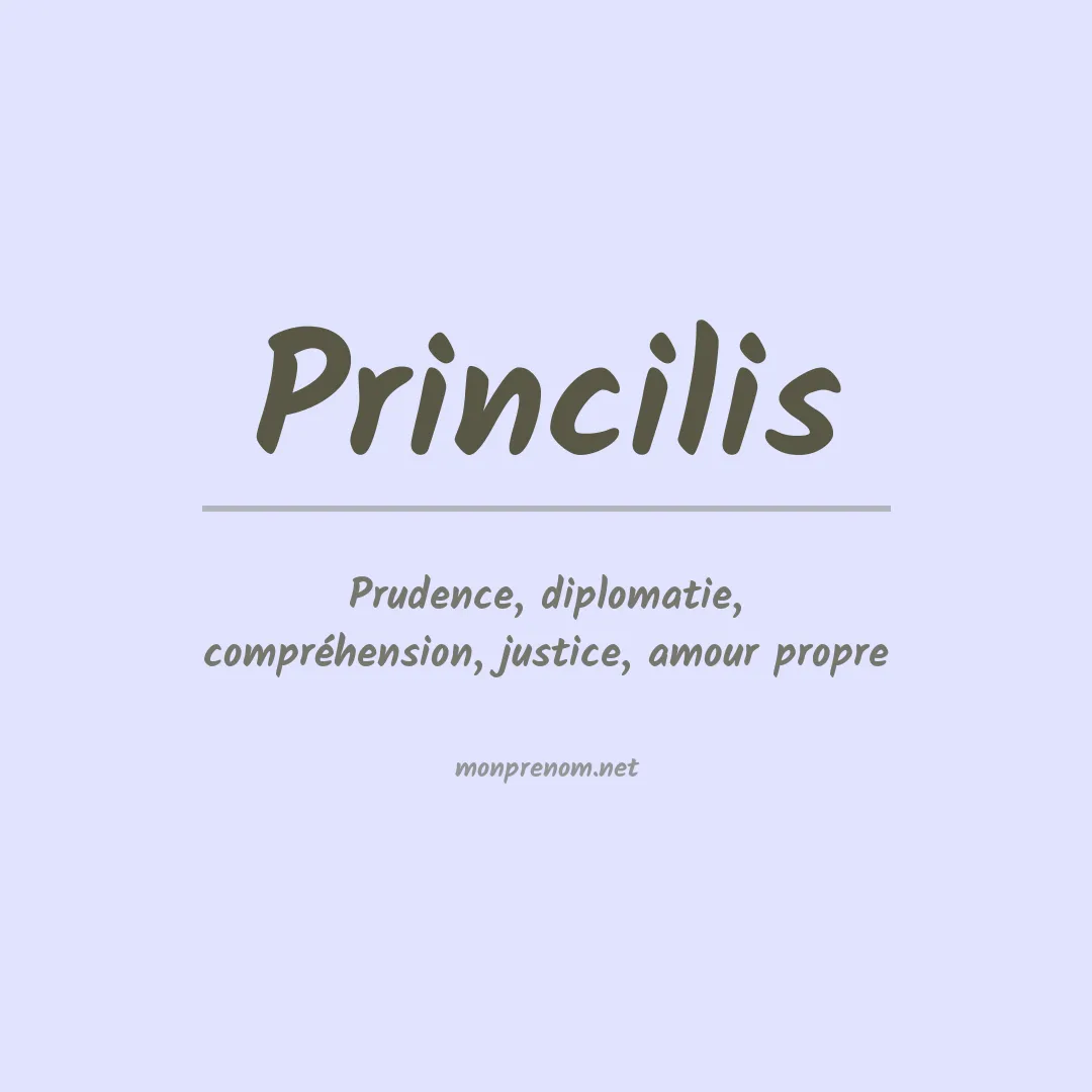 PrénomPrincilis