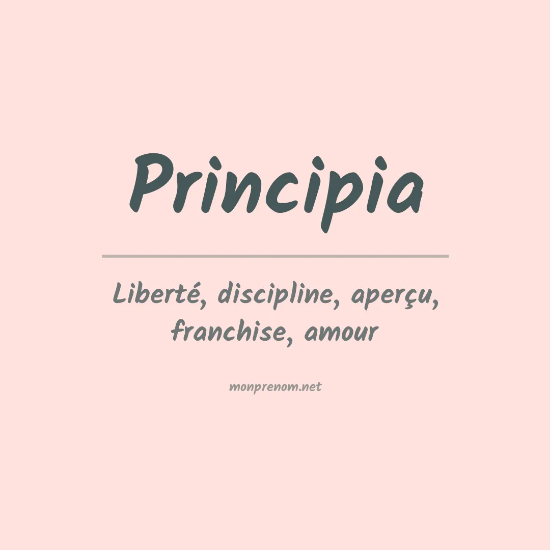 PrénomPrincipia