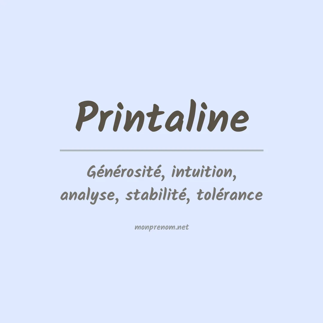 PrénomPrintaline