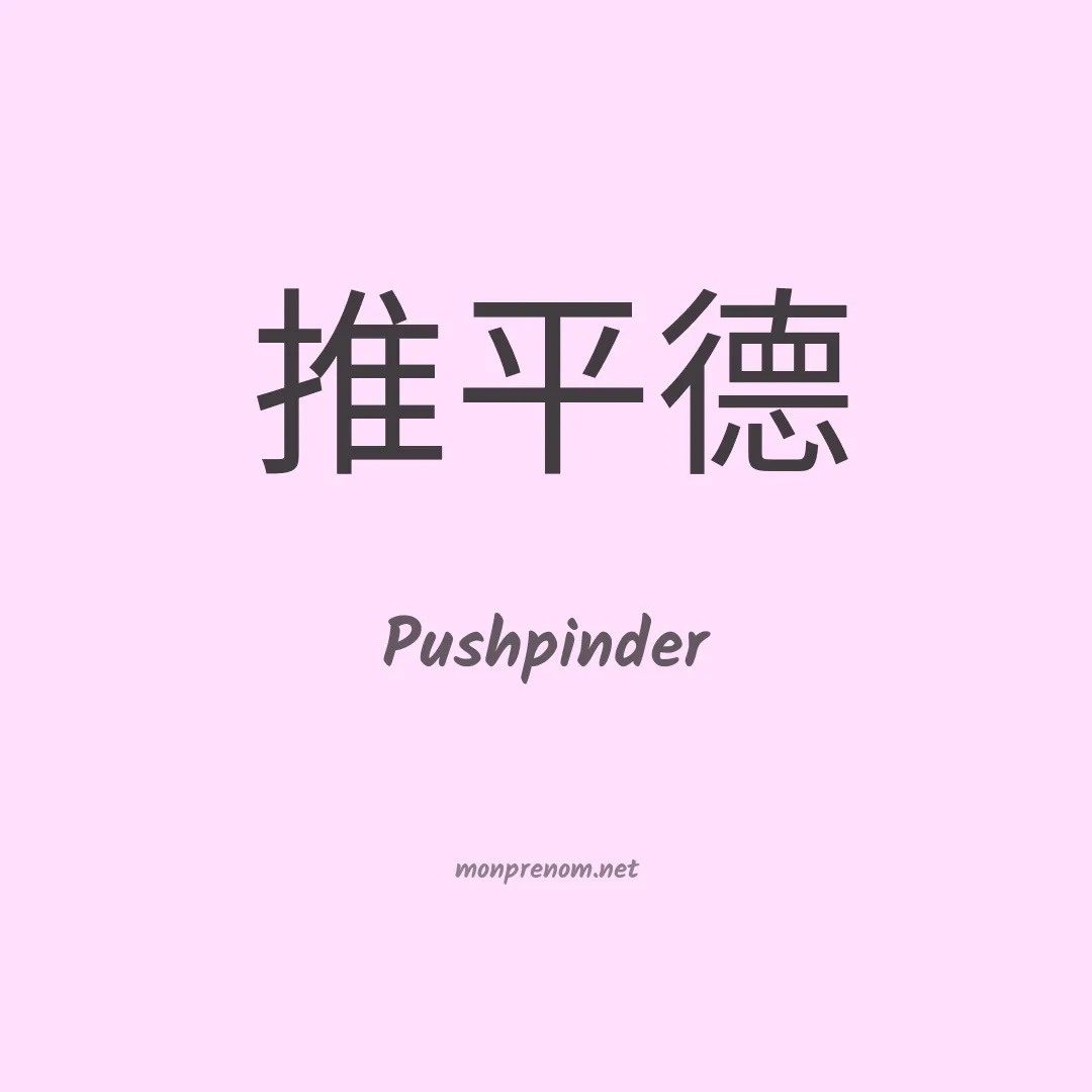 Pushpinder en chino