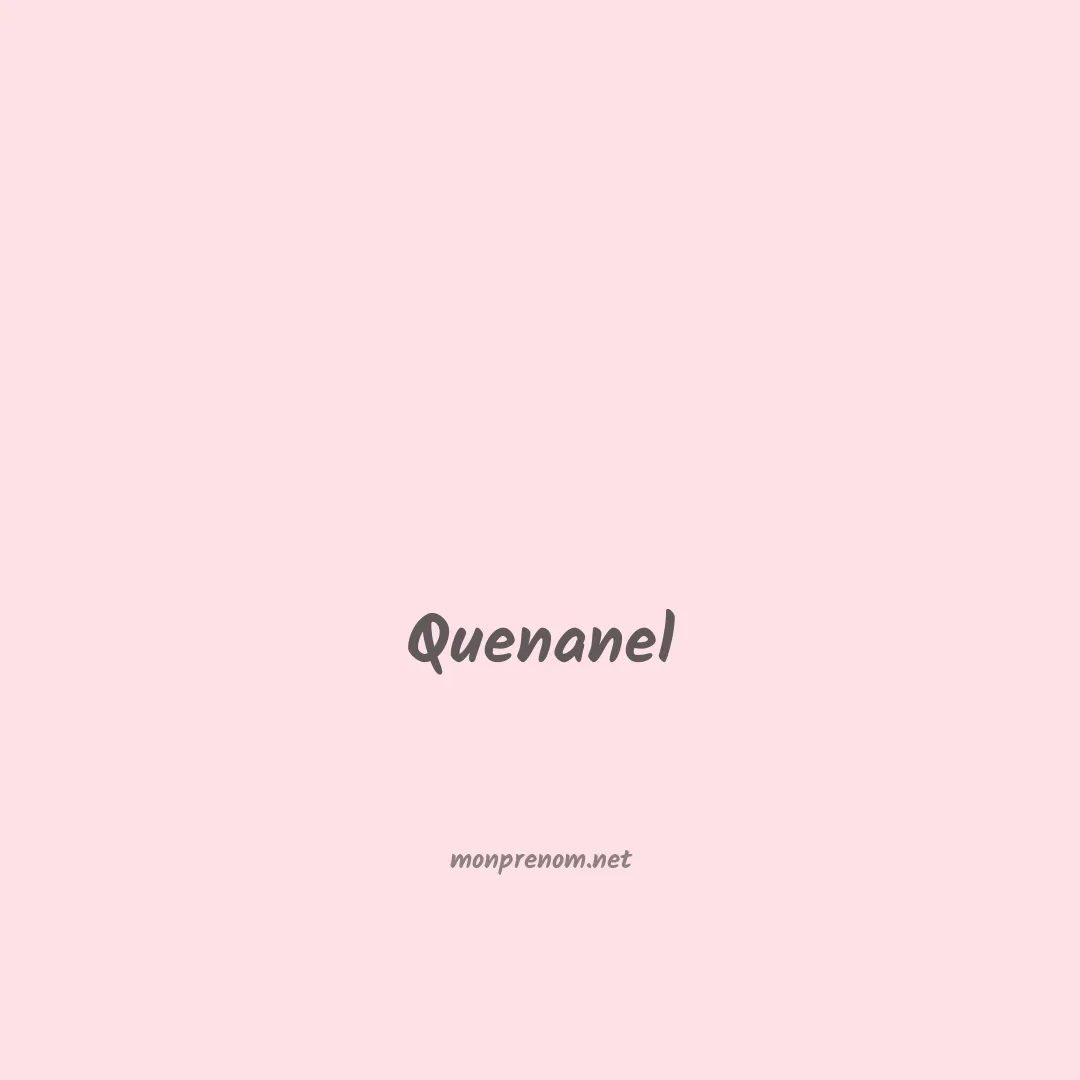 Quenanel en chino