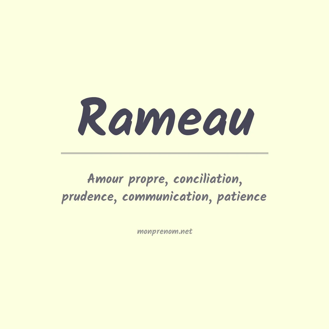 lui pour rameau 5 lettres