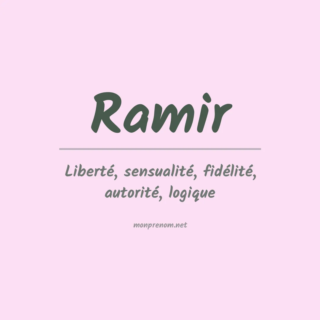 Signification du Prénom Ramir