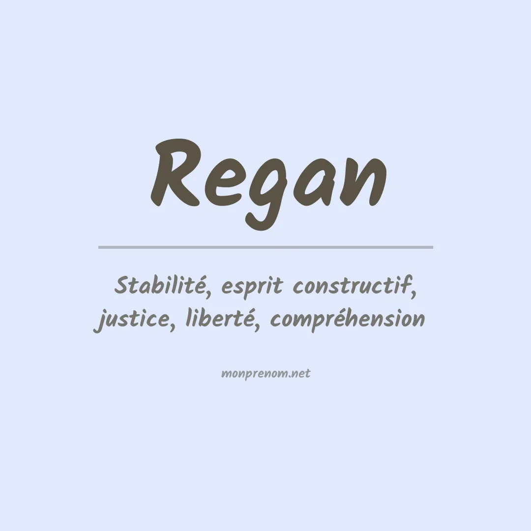 Signification du Prénom Regan