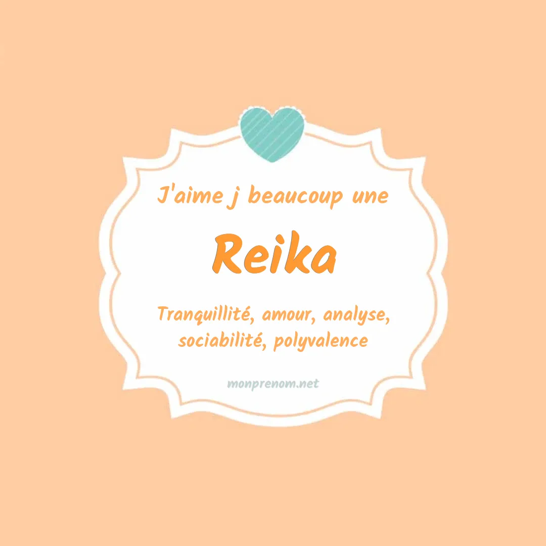 j'aime beaucoup Reika
