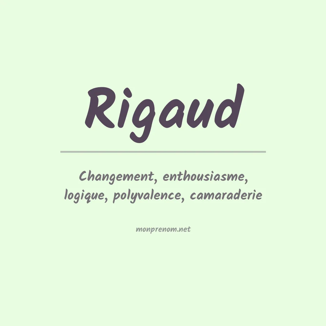 Signification du Prénom Rigaud