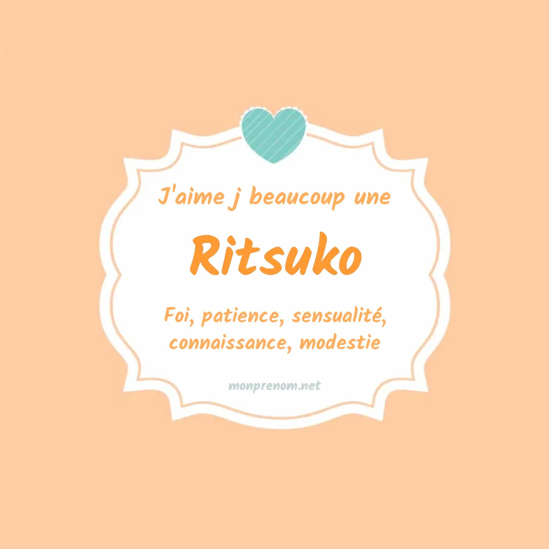 j'aime beaucoup Ritsuko