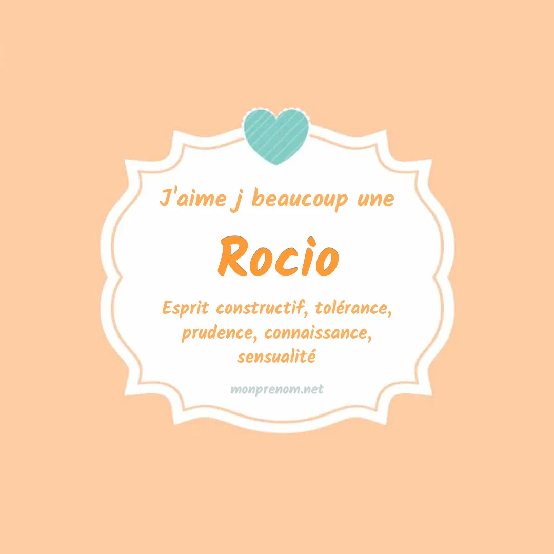 j'aime beaucoup Rocio