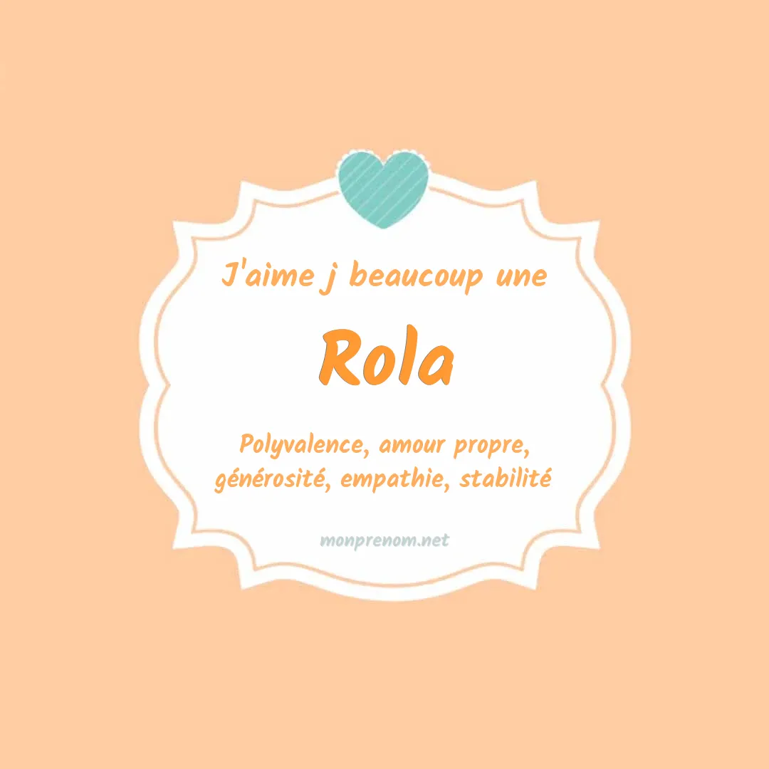 j'aime beaucoup Rola