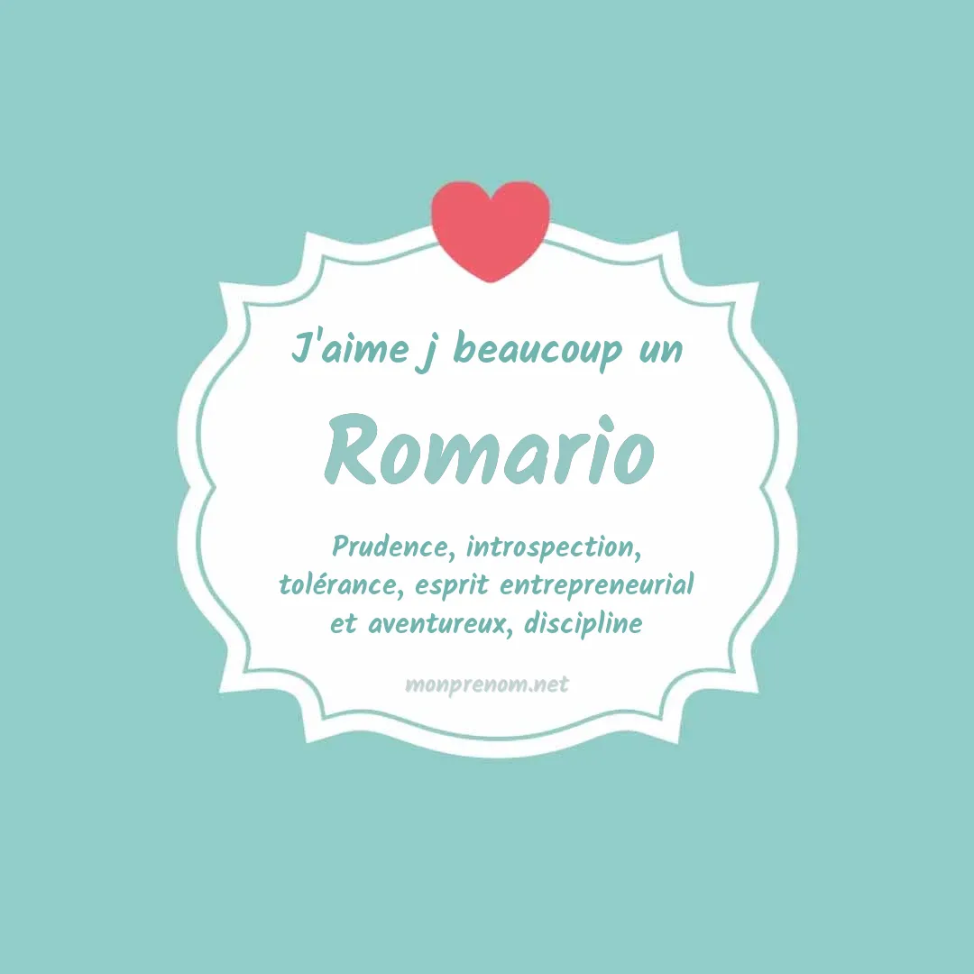j'aime beaucoup Romario