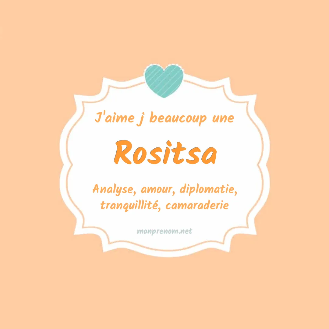 j'aime beaucoup Rositsa