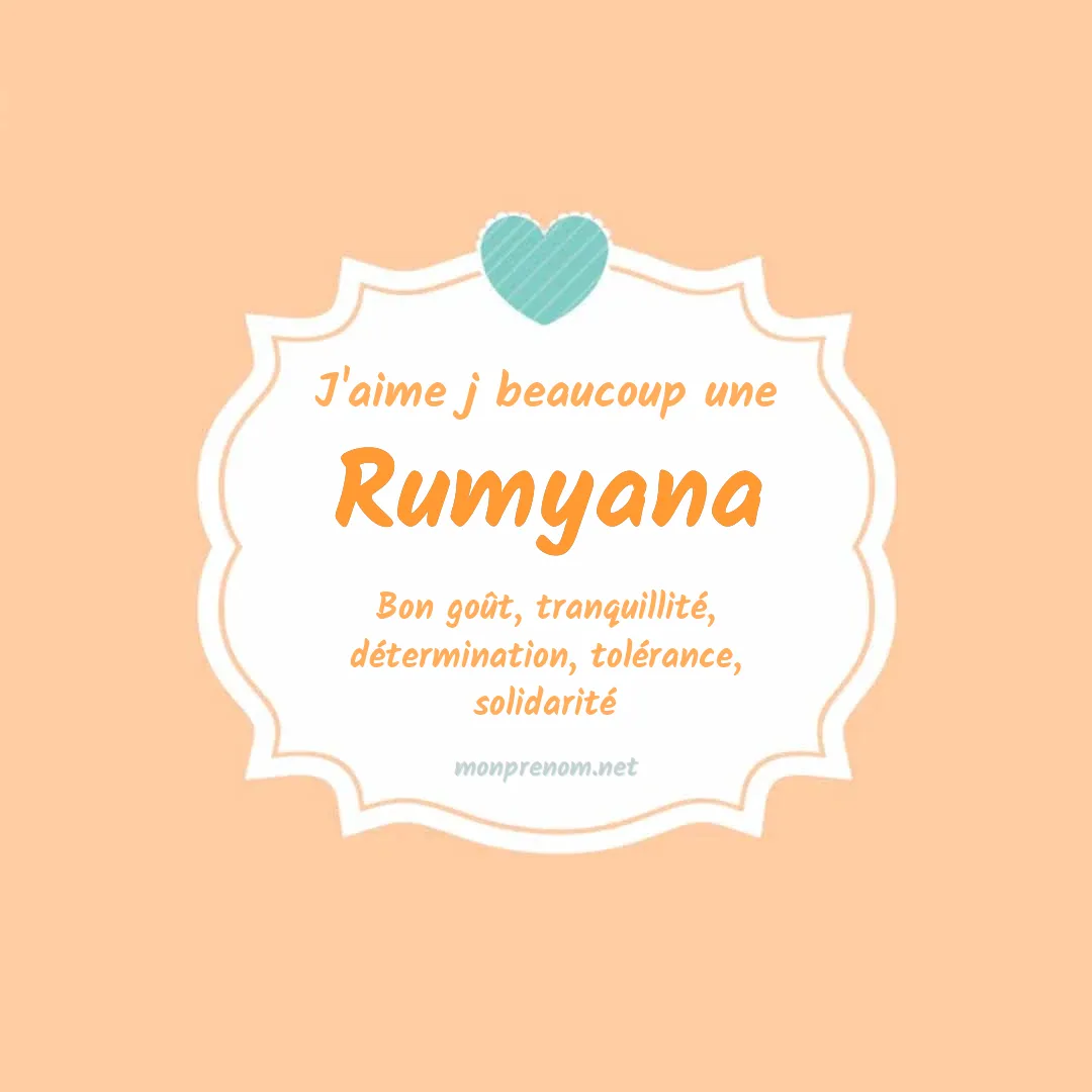 j'aime beaucoup Rumyana