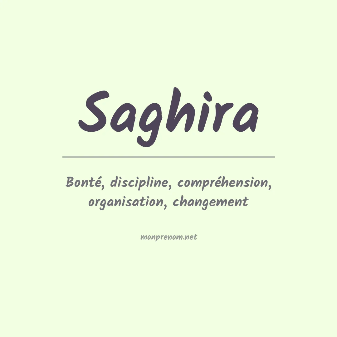 Signification du Prénom Saghira Signification du Prénom Saghira