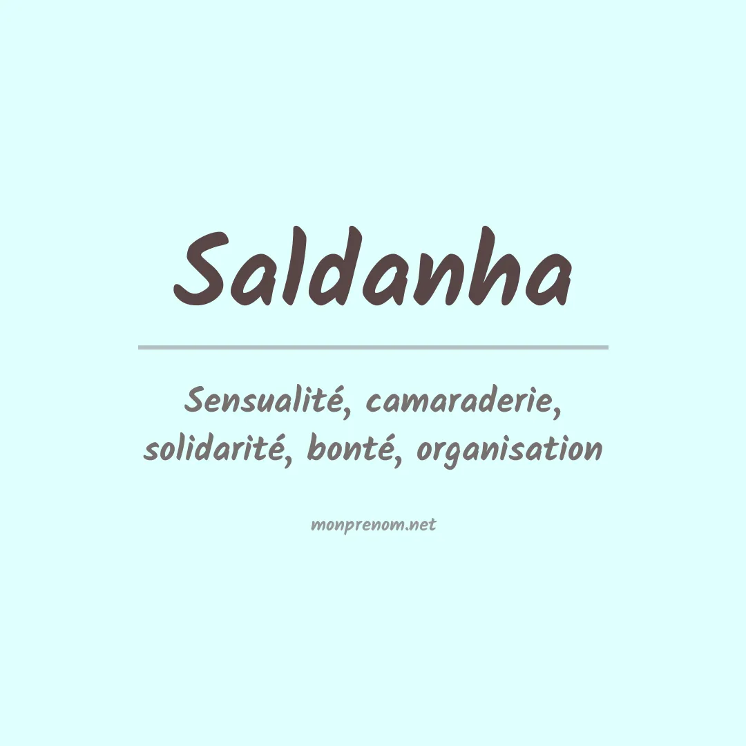 Signification du Prénom Saldanha