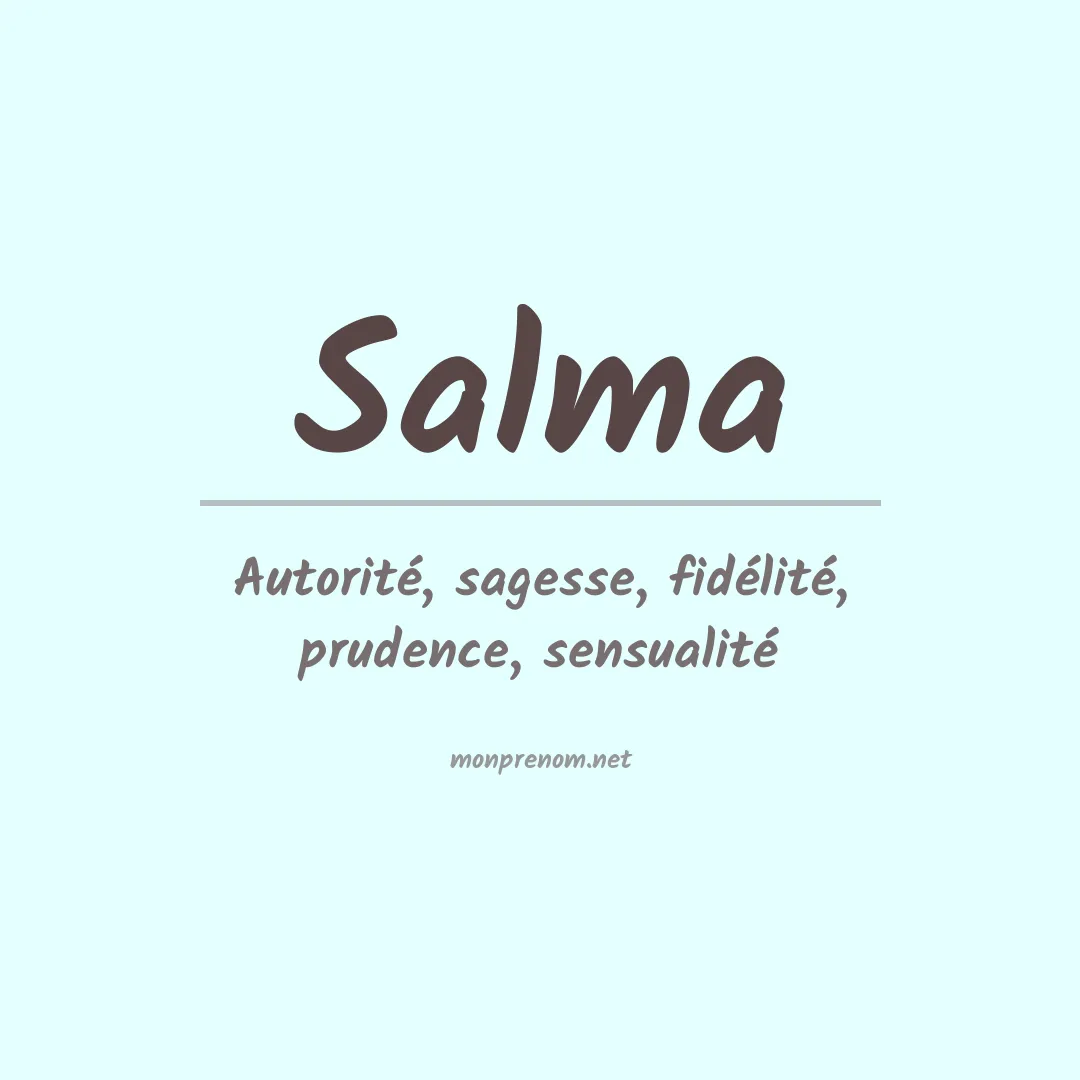 Signification du Prénom Salma