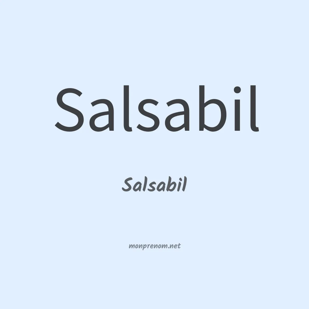 Salsabil en chino