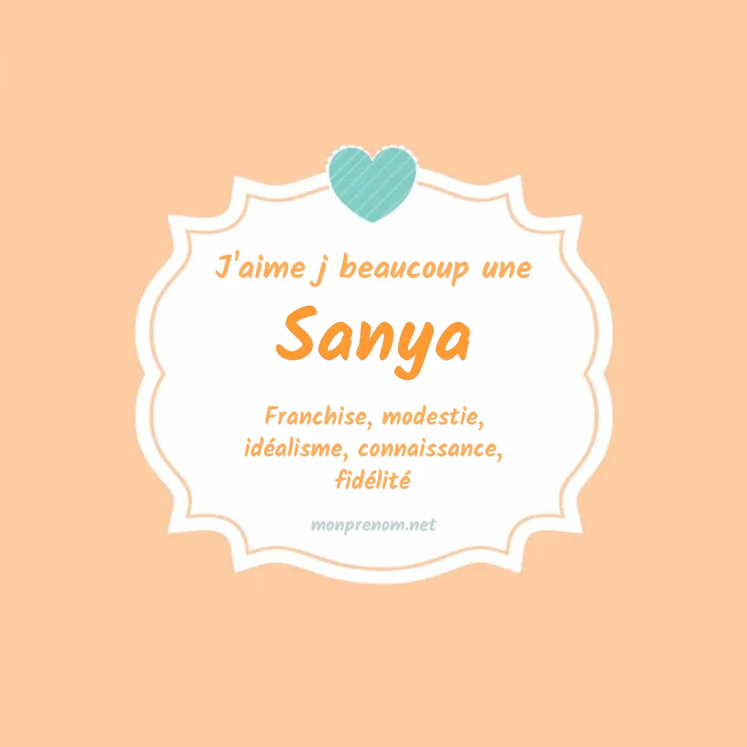 j'aime beaucoup Sanya