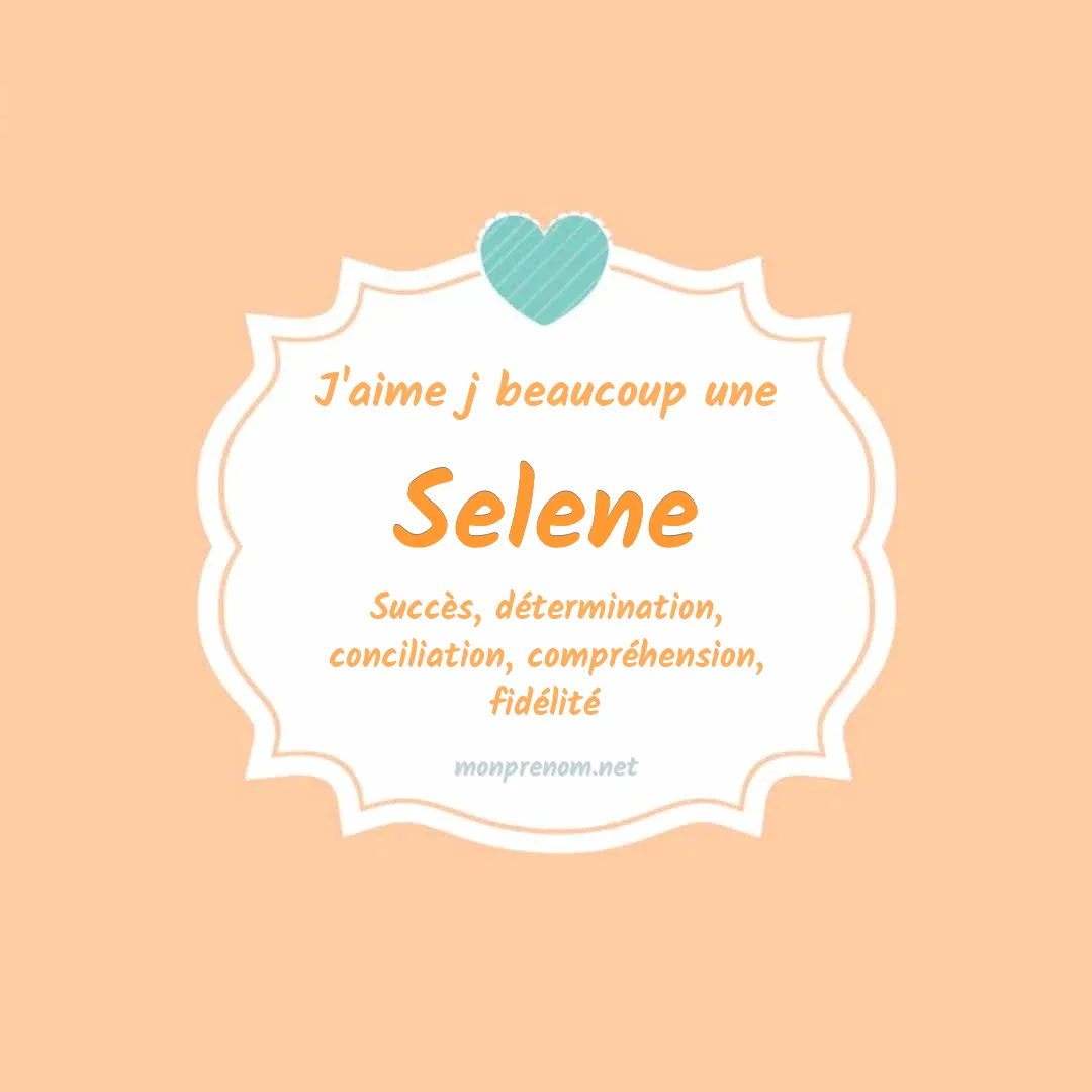j'aime beaucoup Selene