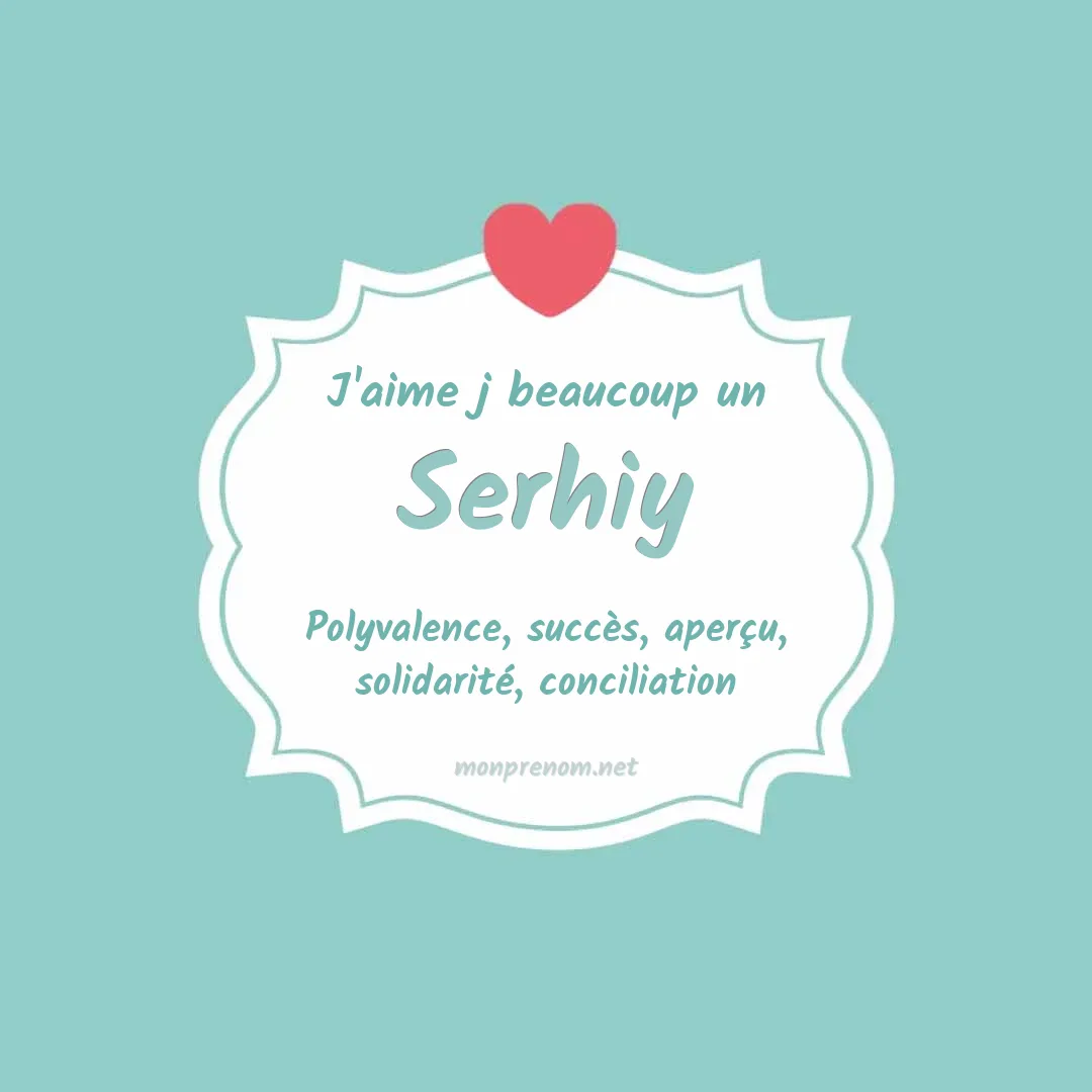 j'aime beaucoup Serhiy