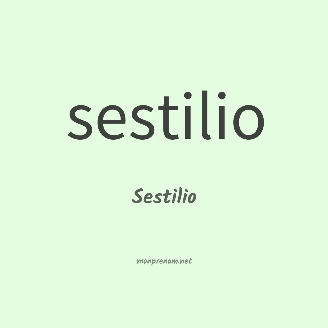 Sestilio en chino