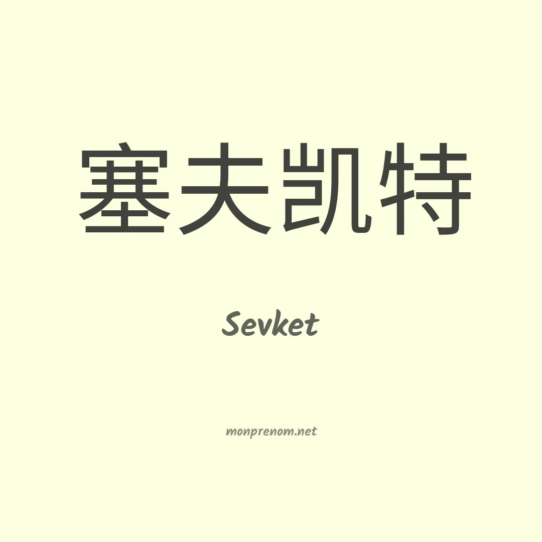 Sevket en chino
