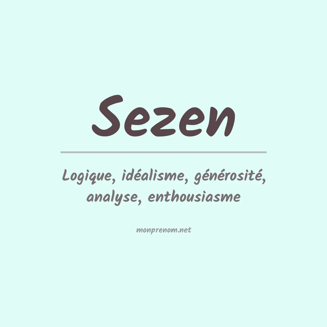 Signification du Prénom Sezen Signification du Prénom Sezen