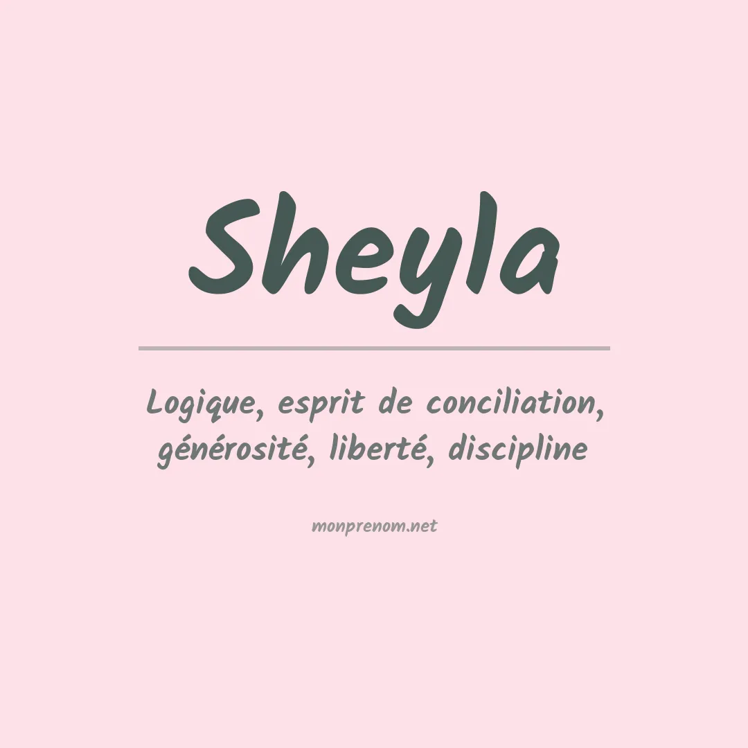 Signification du Prénom Sheyla