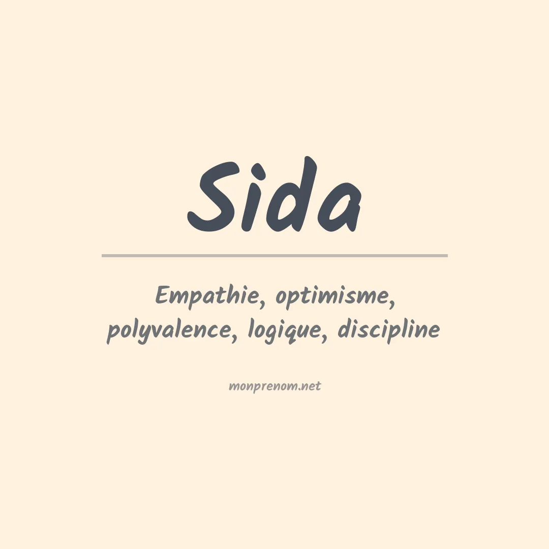 Signification du Prénom Sida