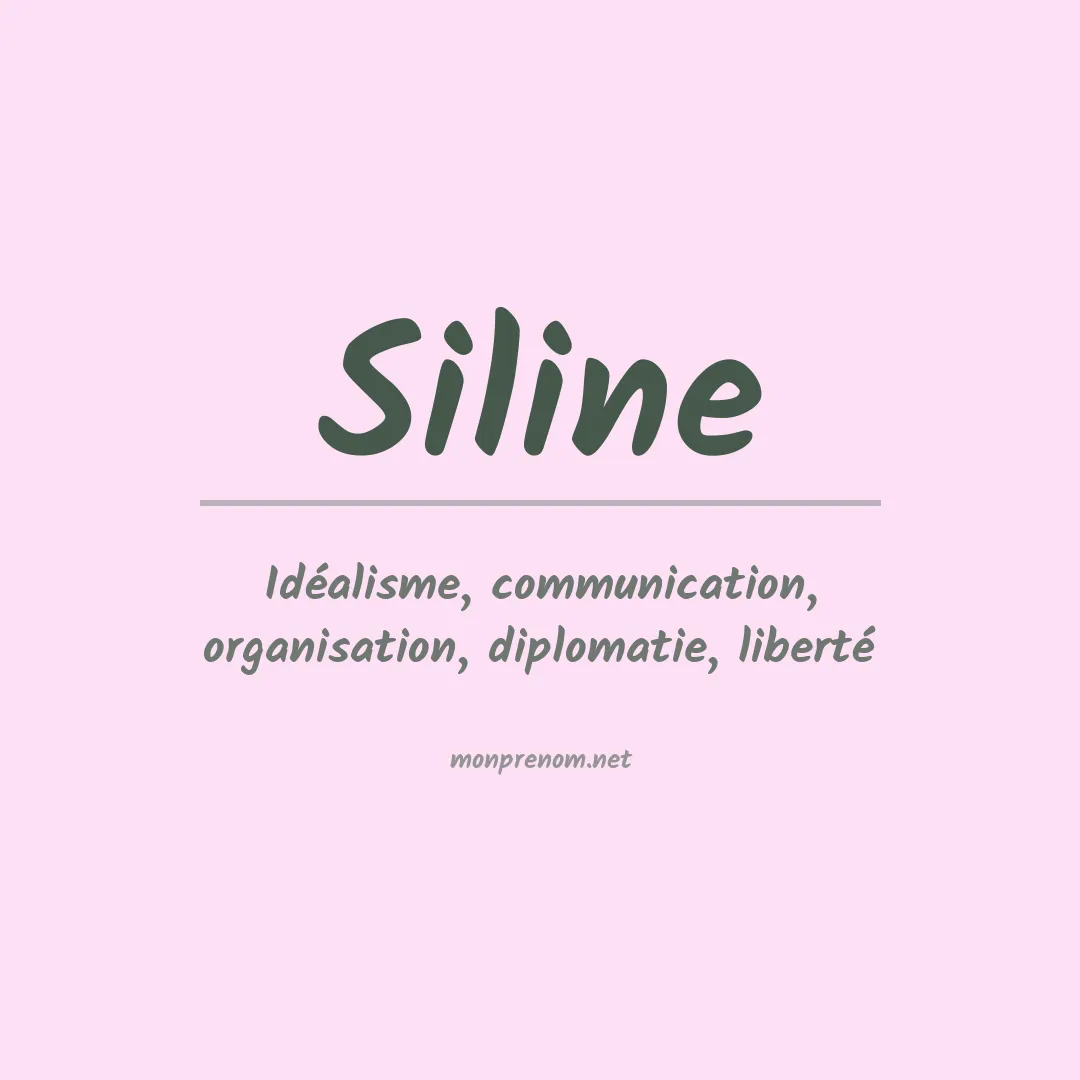 Signification du Prénom Siline