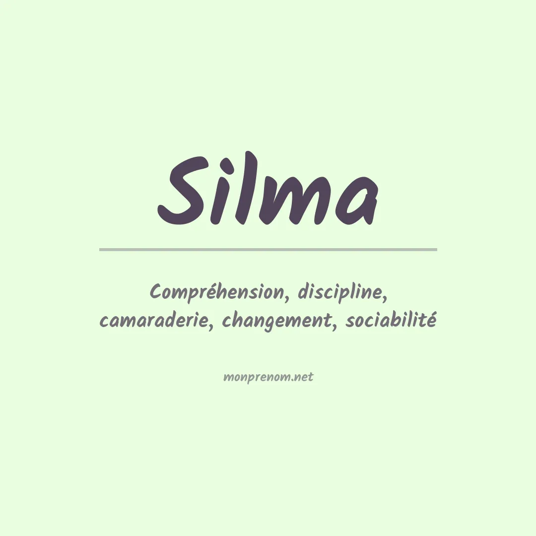 Signification du Prénom Silma