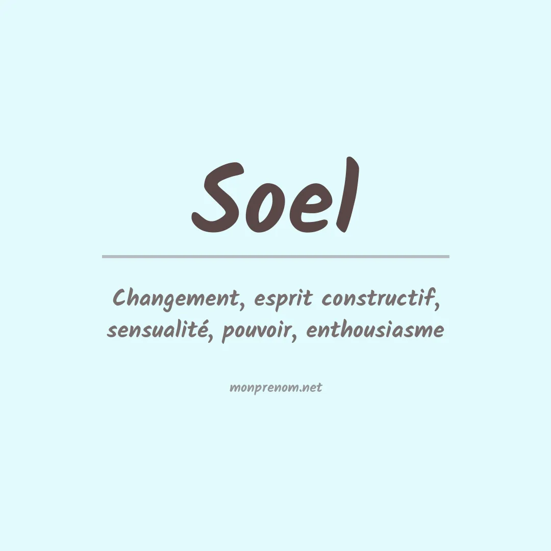 Signification du Prénom Soel