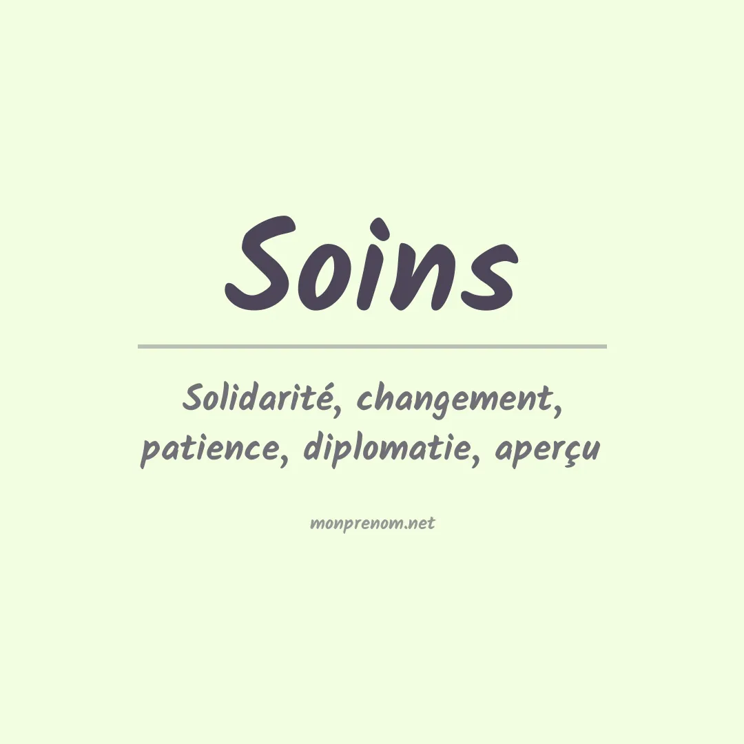 Signification du Prénom Soins Signification du Prénom Soins