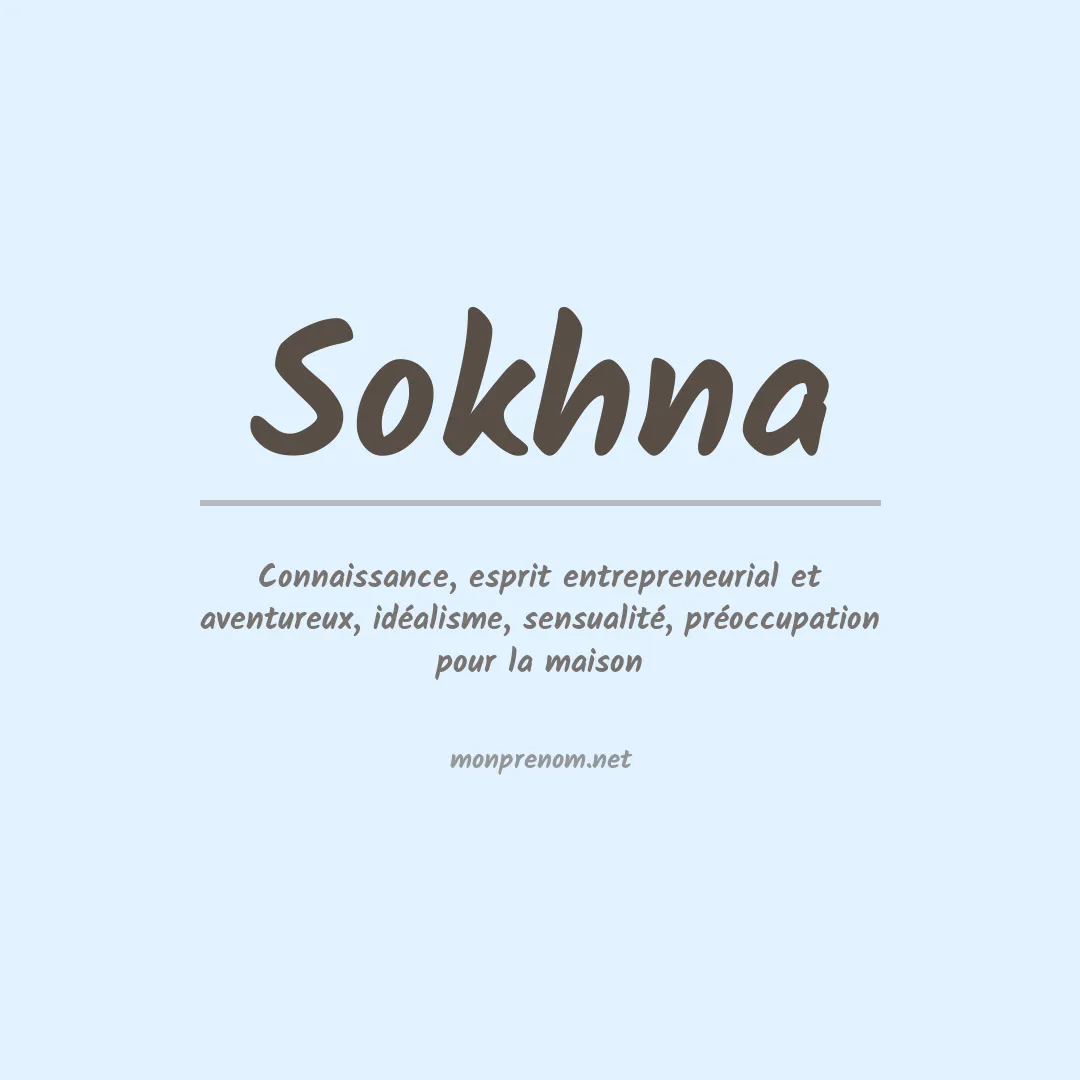 Signification du Prénom Sokhna Signification du Prénom Sokhna