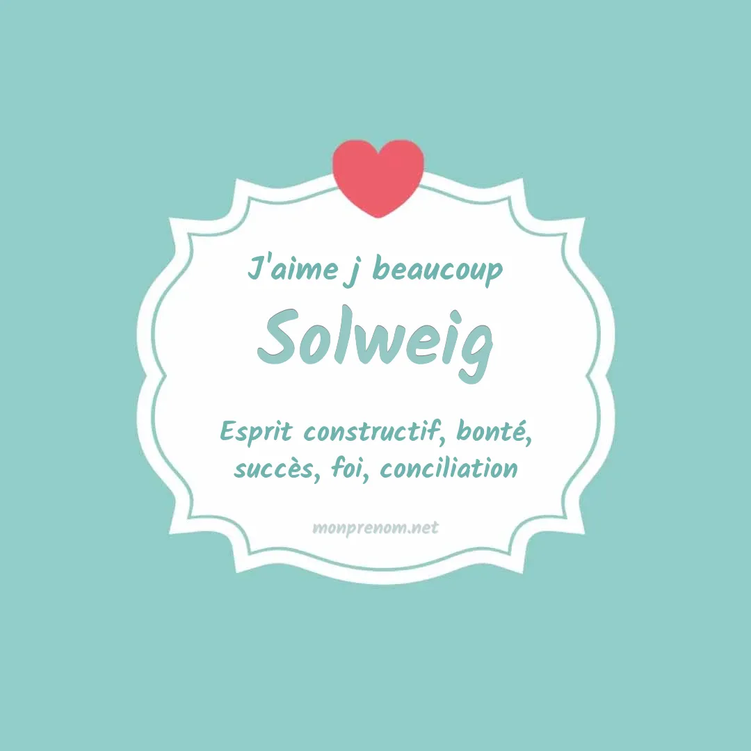 j'aime beaucoup Solweig
