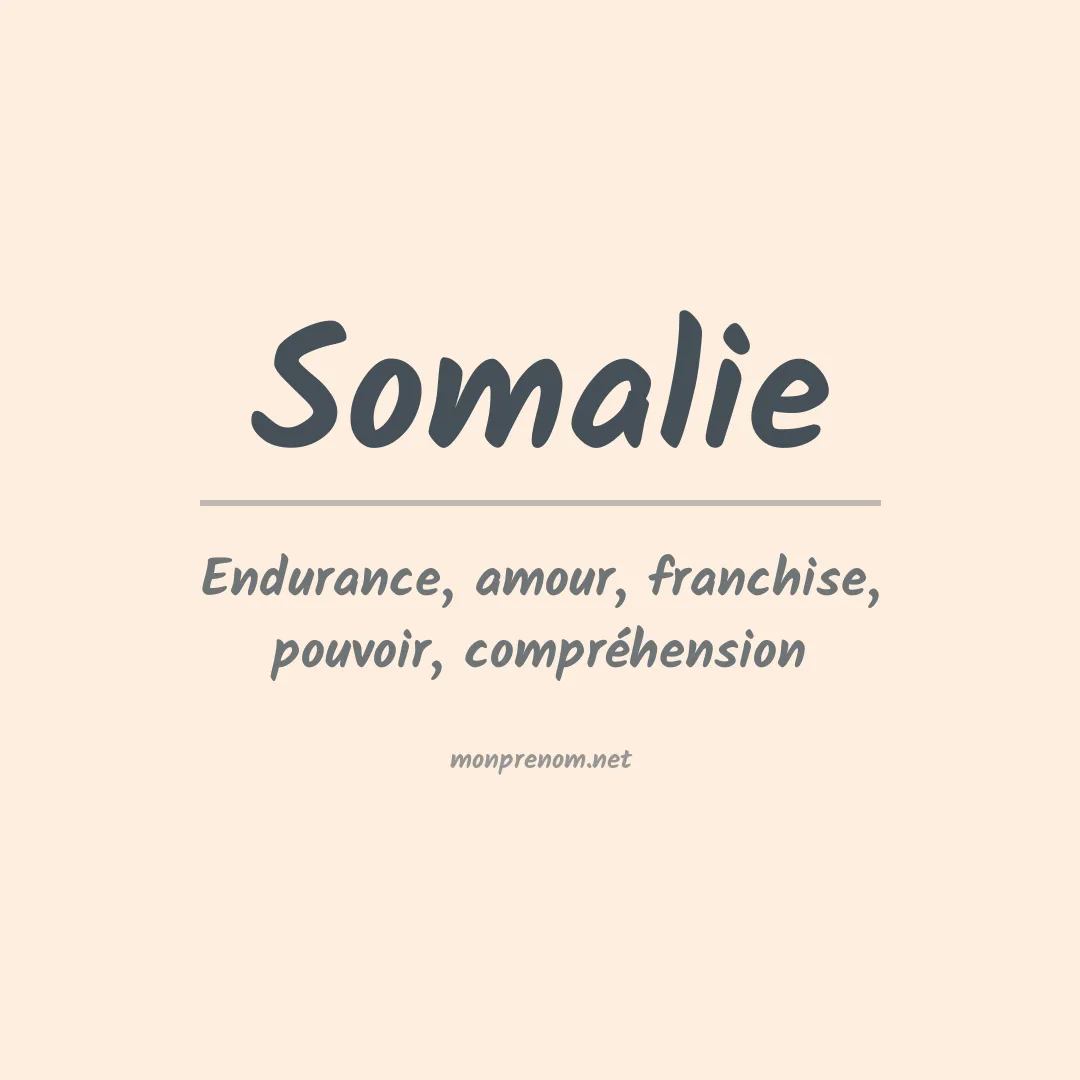 Signification du Prénom Somalie Signification du Prénom Somalie