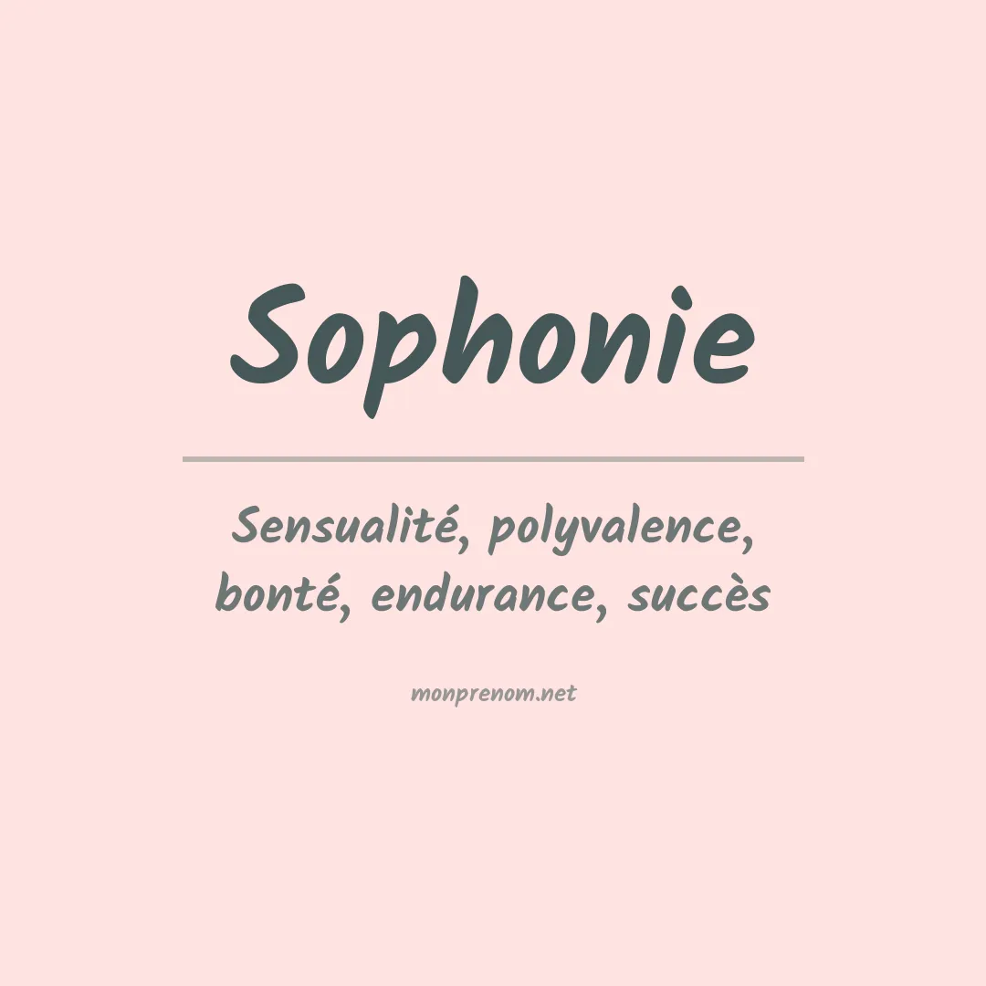 Signification du Prénom Sophonie Signification du Prénom Sophonie