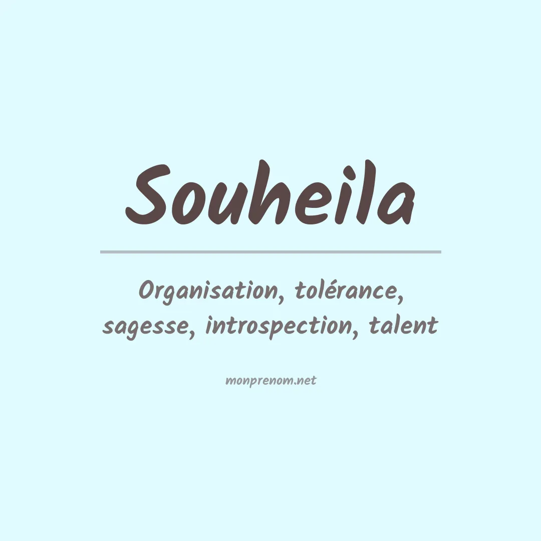 Signification du Prénom Souheila Signification du Prénom Souheila