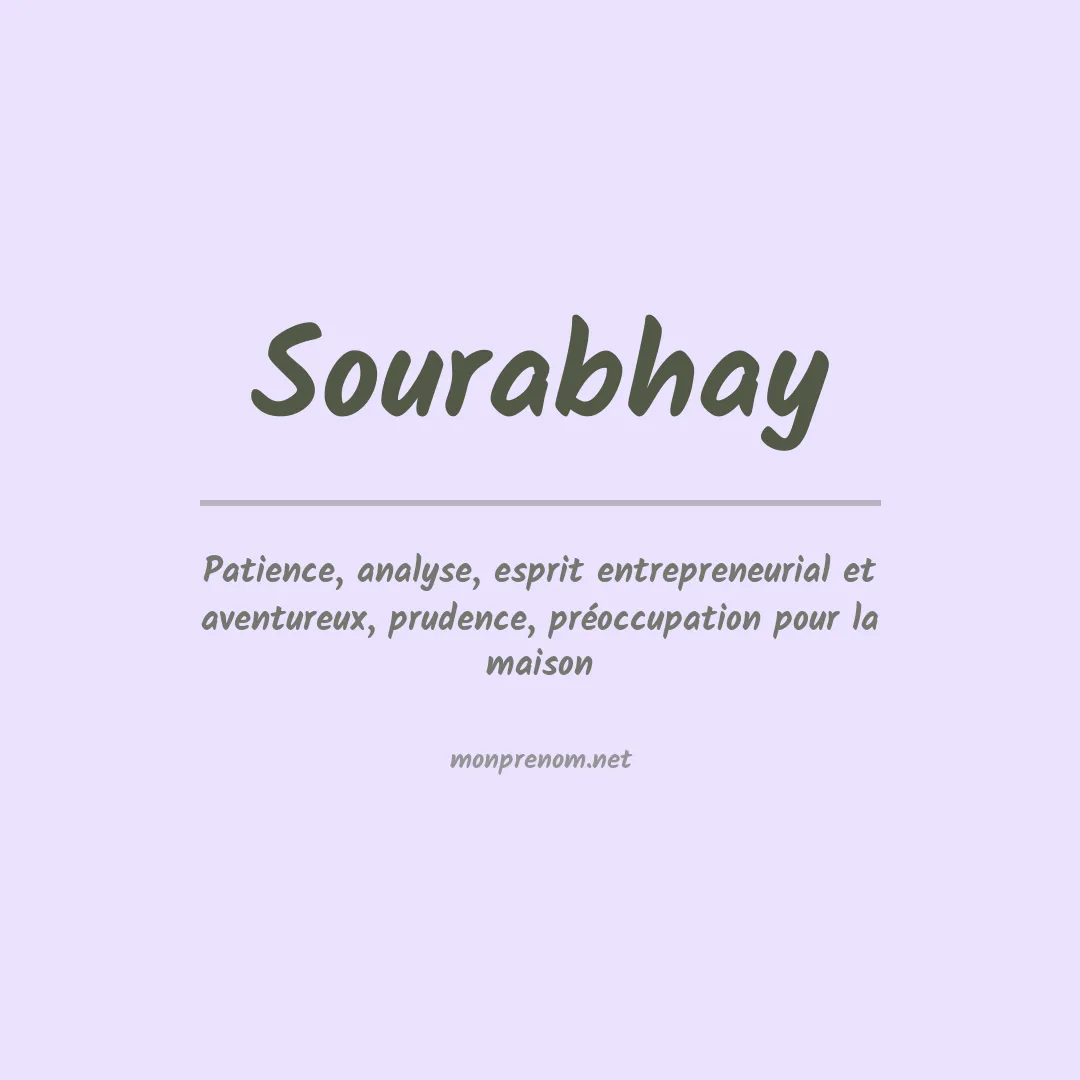 Signification du Prénom Sourabhay Signification du Prénom Sourabhay