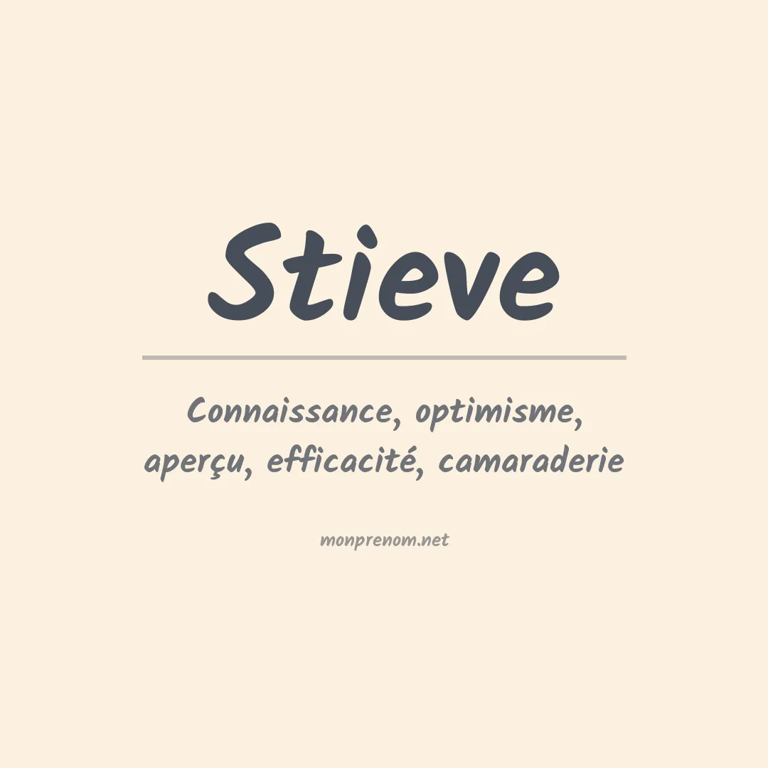 Signification du Prénom Stieve