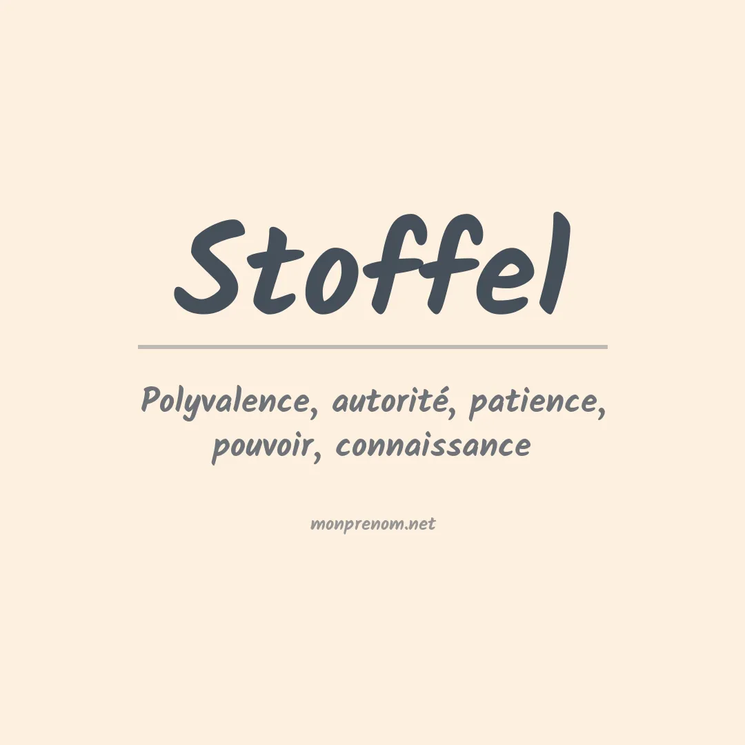 Signification du Prénom Stoffel