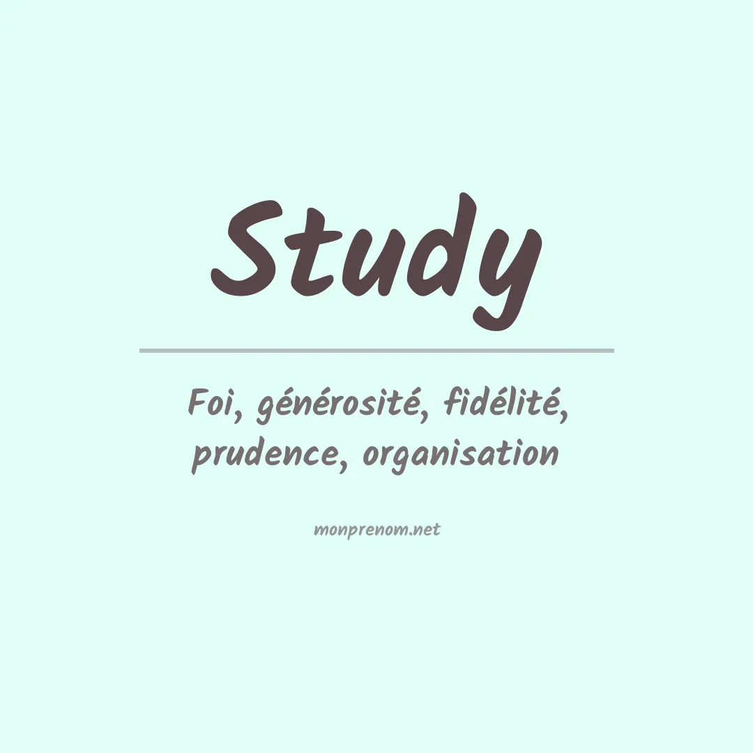 Signification du Prénom Study Signification du Prénom Study