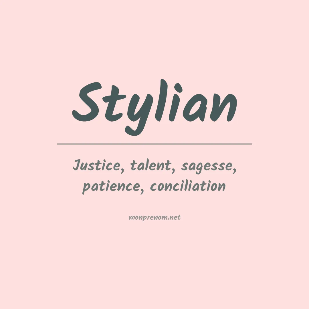 Signification du Prénom Stylian Signification du Prénom Stylian