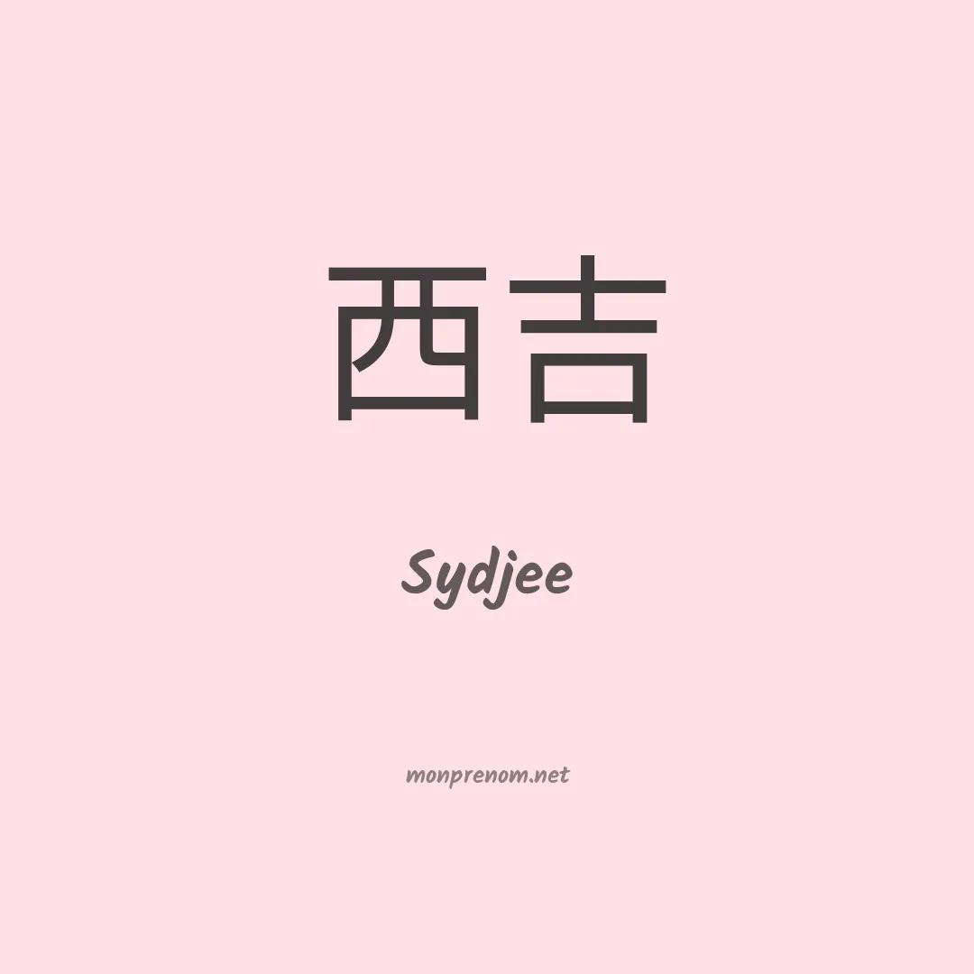 Sydjee en chino