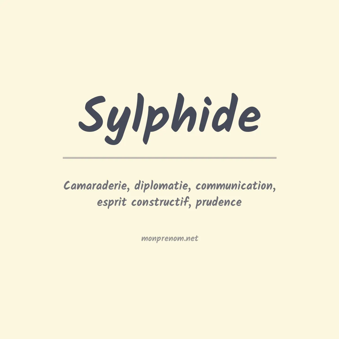 Signification du Prénom Sylphide Signification du Prénom Sylphide
