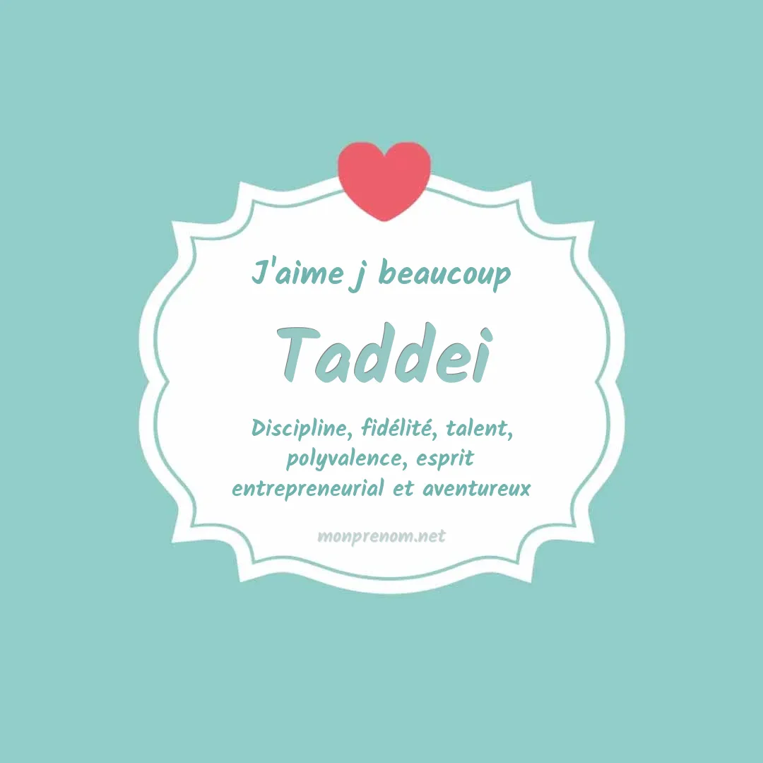 j'aime beaucoup Taddei