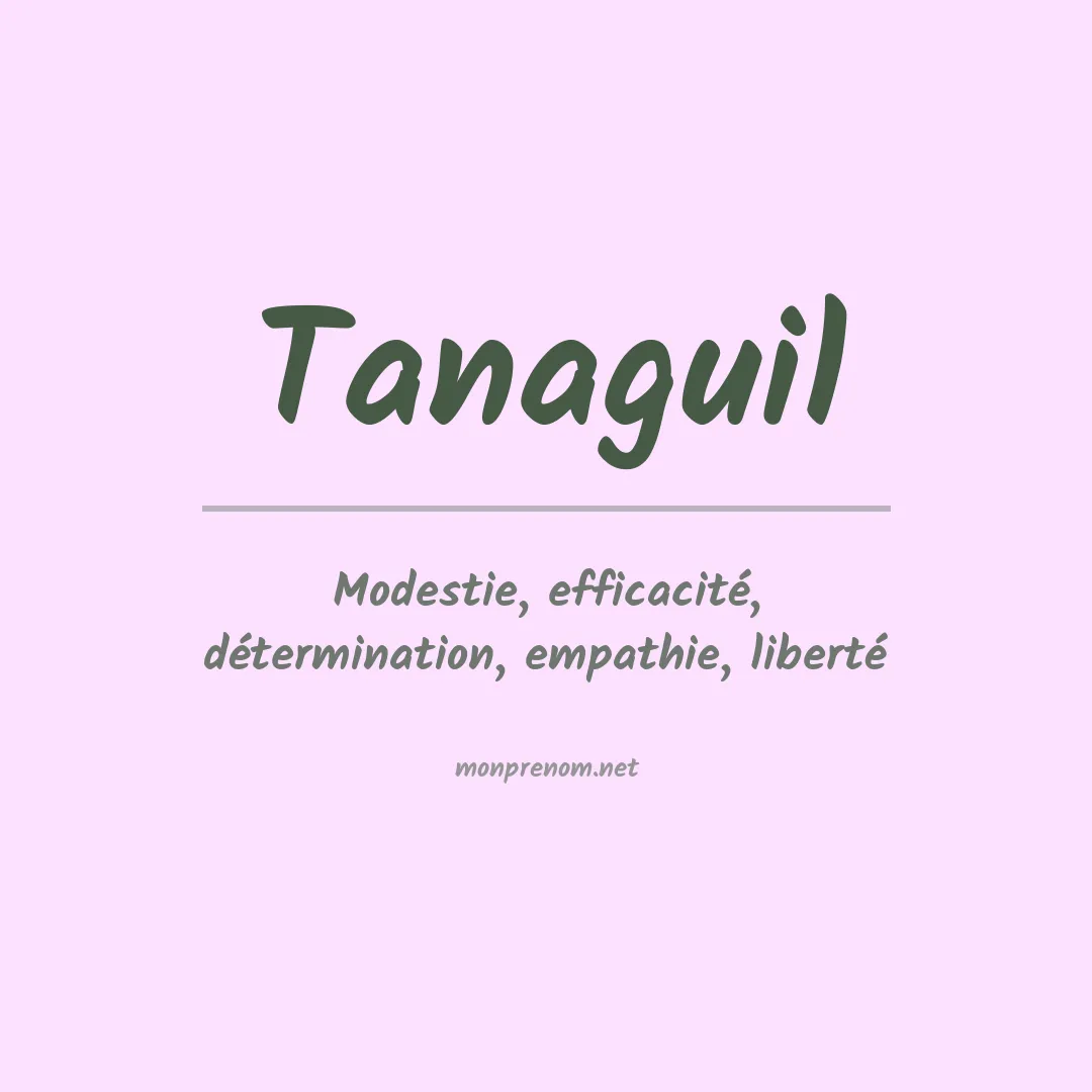 Signification du Prénom Tanaguil Signification du Prénom Tanaguil