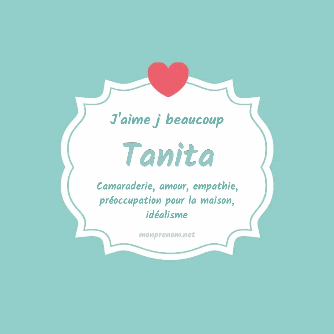 j'aime beaucoup Tanita